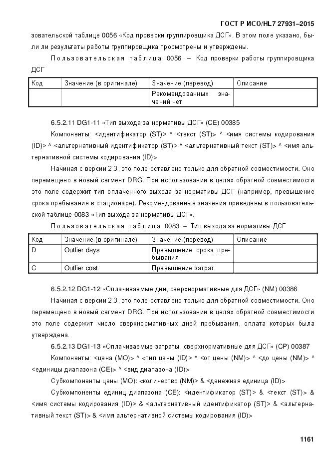 ГОСТ Р ИСО/HL 7 27931-2015, страница 1168